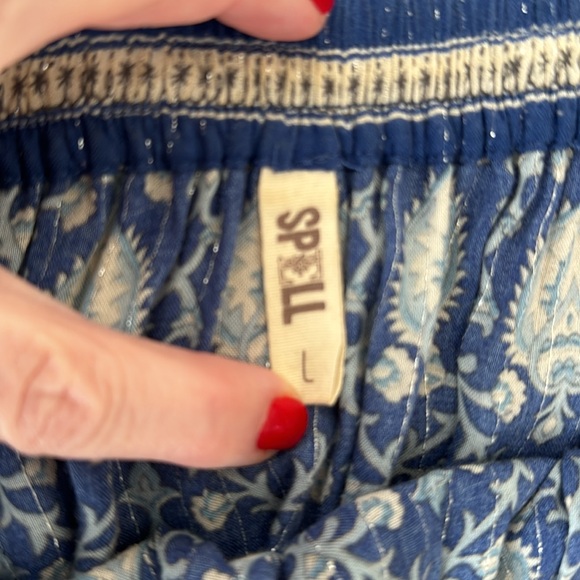 Vintage spell and the Gypsy collective blue oracle skirt Large - Picture 9 of 12